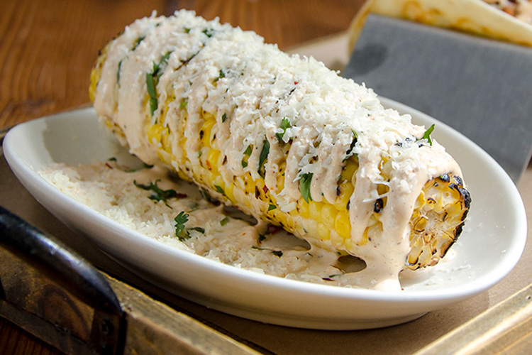 Corn dinner menu